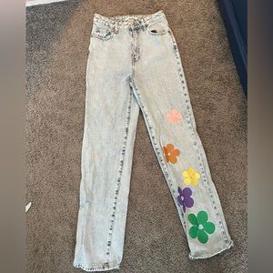 Pacsun Flower Jeans🌸